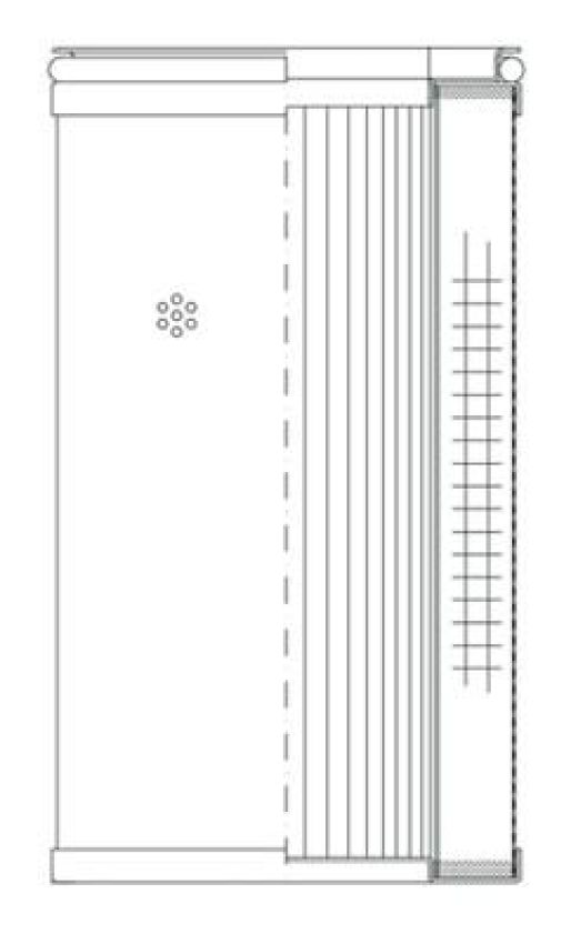 WIX FILTER R55C25GV WIX INDUSTRIAL HYDRAULICS Cartridge Hydraulic Metal Canister Filter