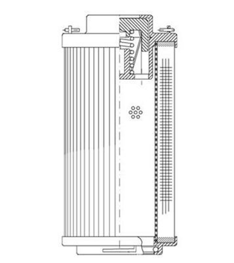 WIX FILTER R59G25SA WIX INDUSTRIAL HYDRAULICS Cartridge Hydraulic Metal Canister Filter