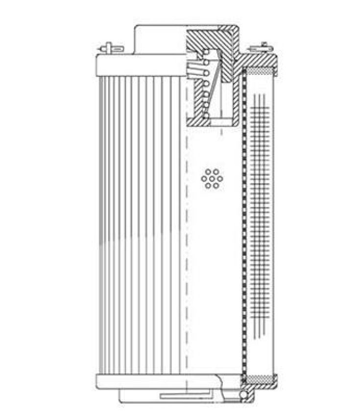 WIX FILTER R60G25SA WIX INDUSTRIAL HYDRAULICS Cartridge Hydraulic Metal Canister Filter