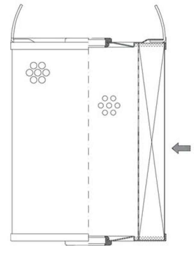 WIX FILTER W02AP431 WIX INDUSTRIAL HYDRAULICS Cartridge Hydraulic Metal Canister Filter