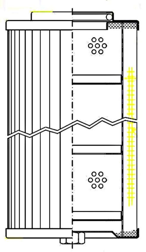 WIX FILTER W12B470 WIX INDUSTRIAL HYDRAULICS Cartridge Hydraulic Metal Canister Filter