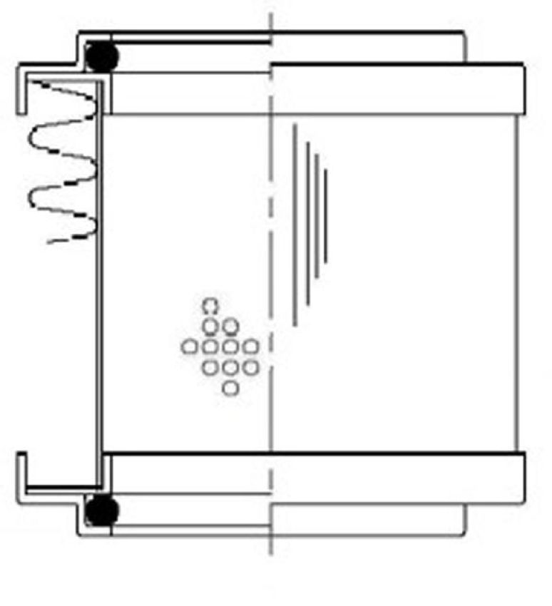 WIX FILTER W80A808 WIX INDUSTRIAL HYDRAULICS Cartridge Lube Metal Canister Filter