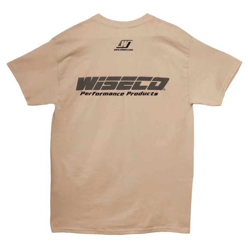 Wiseco W6457M Wiseco Grey Short Sleeved T-Shirt w/Graphic F&B