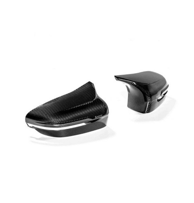 Akrapovic WM-BM/CA/1/G Carbon Fiber Mirror Cap Set - High Gloss