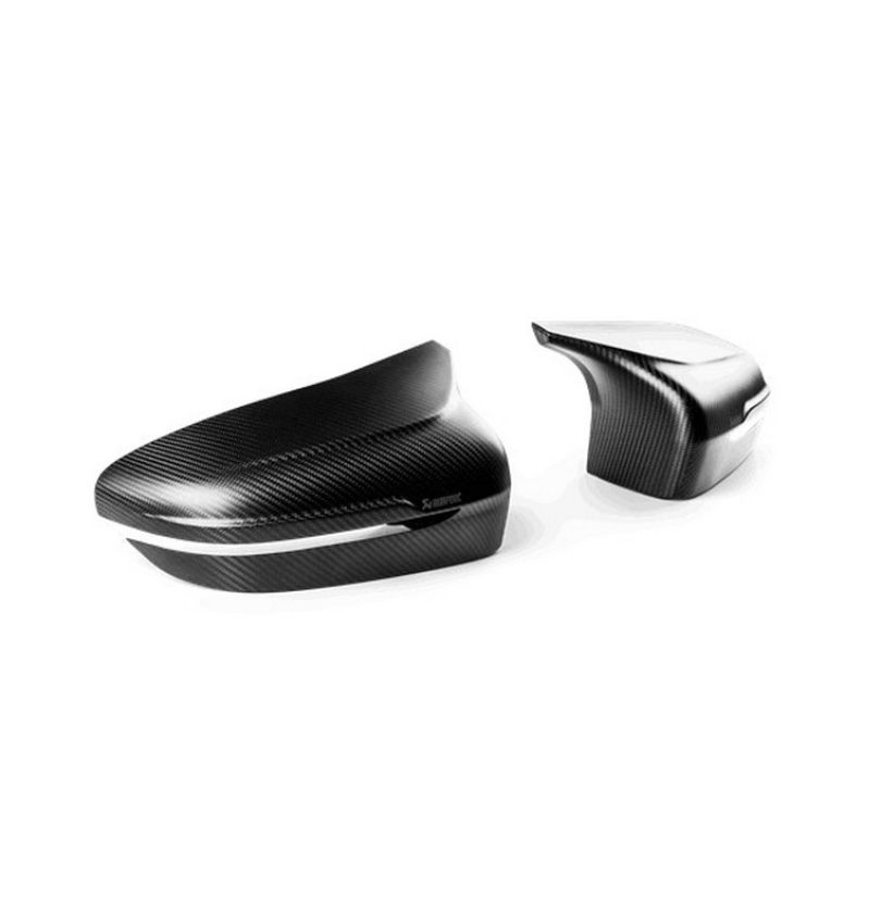 Akrapovic WM-BM/CA/1/M Carbon Fiber Mirror Cap Set - Matte