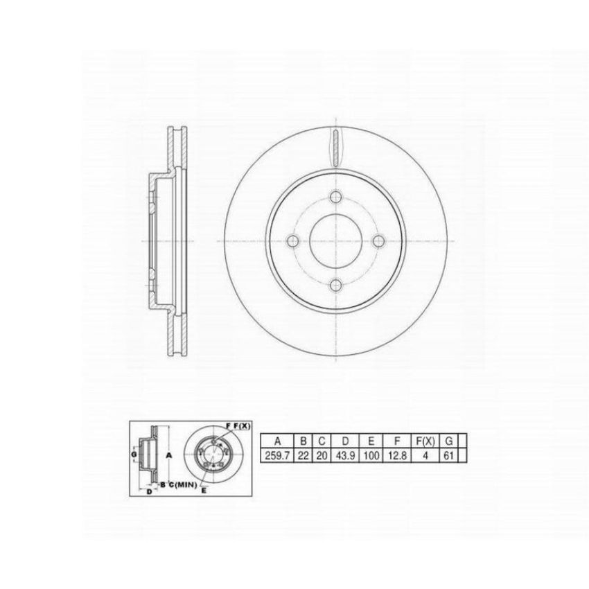 Winhere 6620526 Brake Rotor