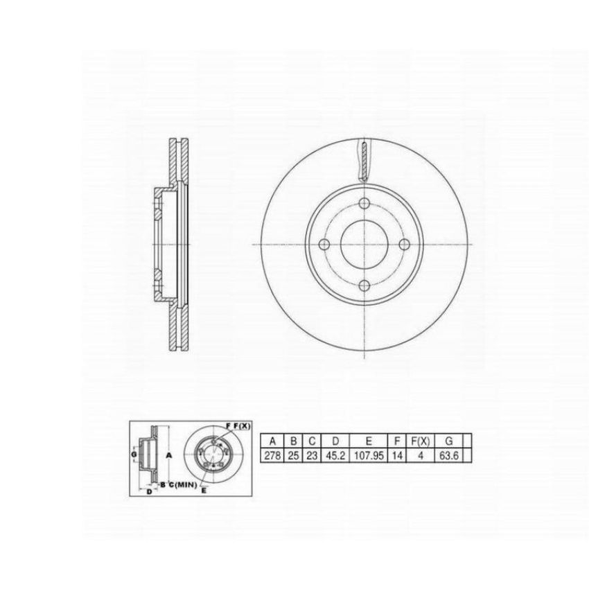 Winhere 6620583 Brake Rotor