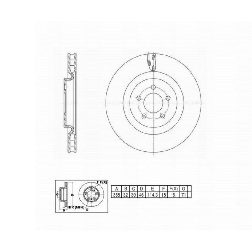 Winhere 6620800 Brake Rotor