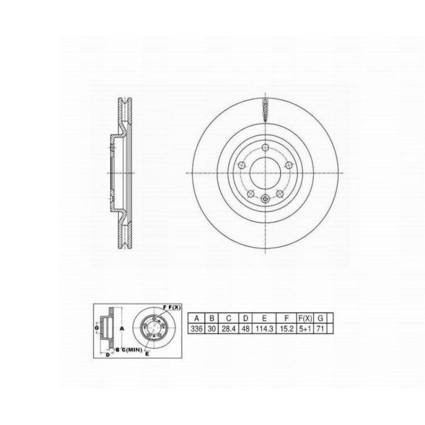 Winhere 6621320 Brake Rotor