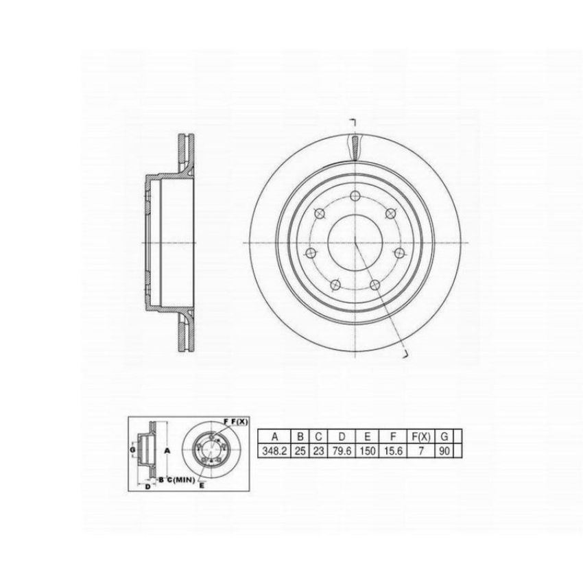 Winhere 6621369 Brake Rotor