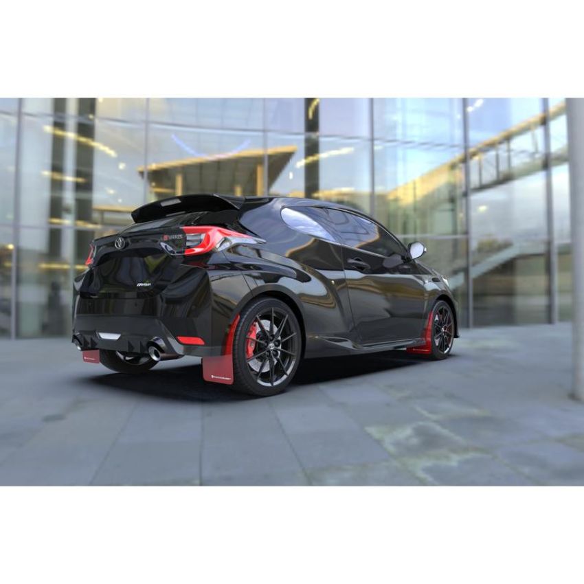 Rally Armor MF74-UR-RD/WH Red Mud Flap/White Logo