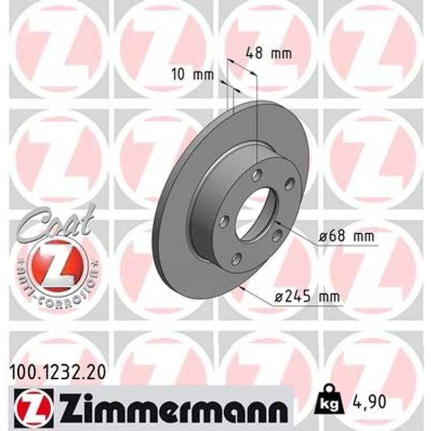 ZIMMERMANN 100.1232.20 COAT Z Pack of 2