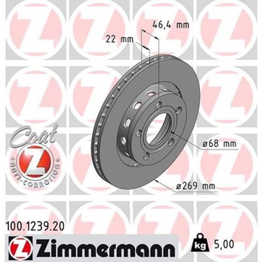 ZIMMERMANN 100.1239.20 COAT Z Pack of 2
