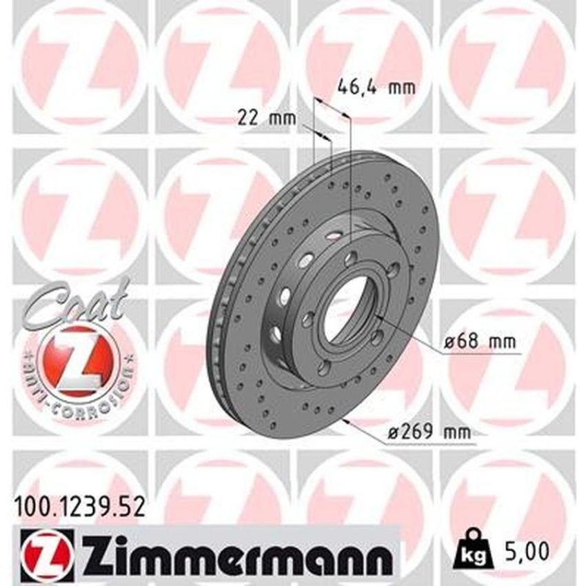 ZIMMERMANN 100.1239.52 SPORT COAT Z Pack of 2
