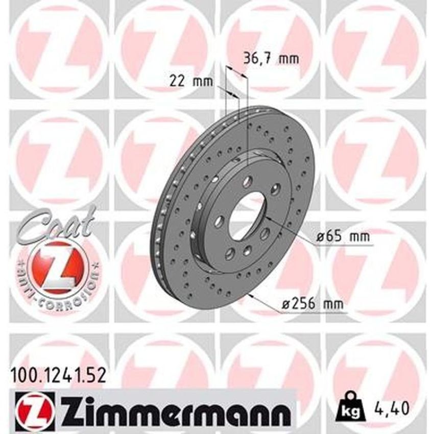 ZIMMERMANN 100.1241.52 SPORT COAT Z Pack of 2