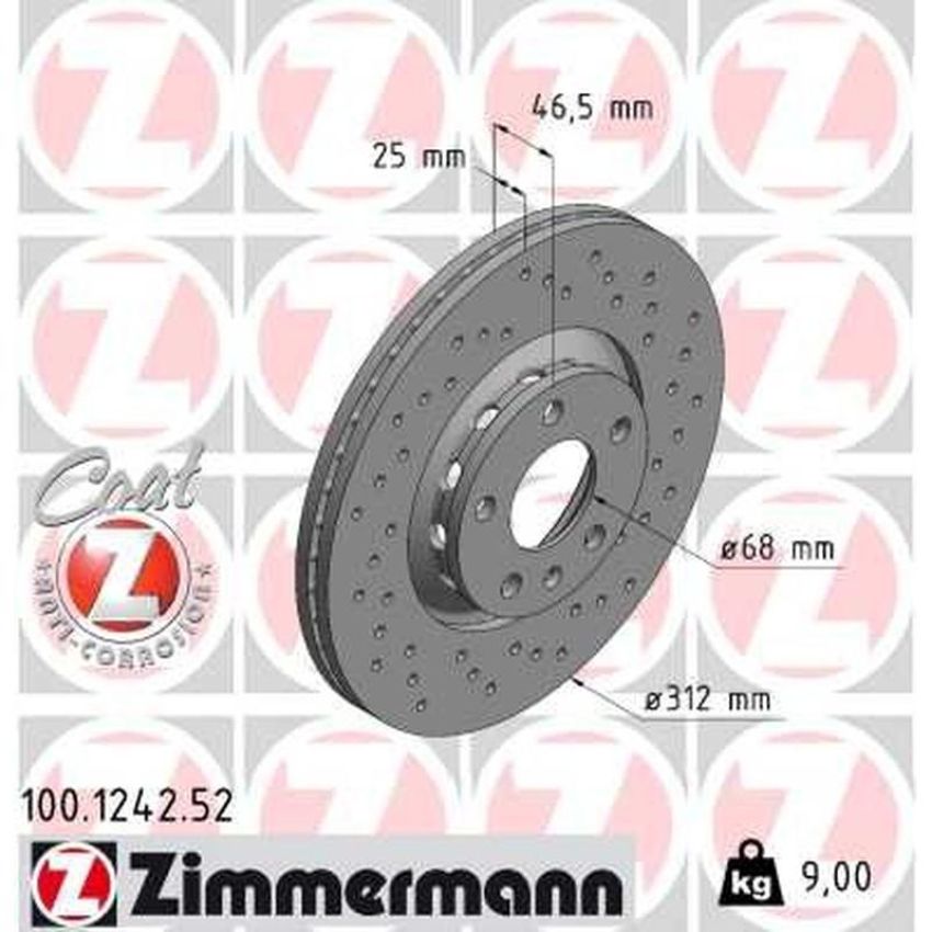 ZIMMERMANN 100.1242.52 SPORT COAT Z Pack of 2