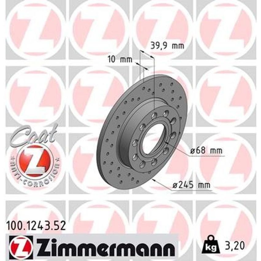 ZIMMERMANN 100.1243.52 SPORT COAT Z Pack of 2