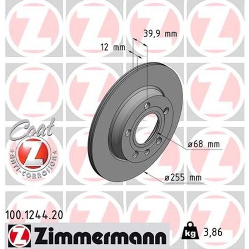 ZIMMERMANN 100.1244.20 COAT Z Pack of 2