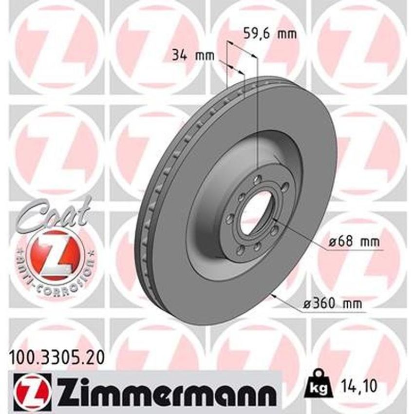 ZIMMERMANN 100.3305.20 COAT Z