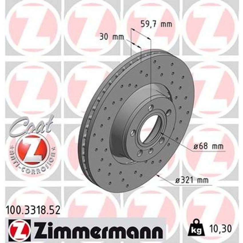 ZIMMERMANN 100.3318.52 SPORT COAT Z Pack of 2