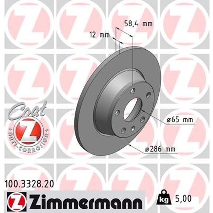 ZIMMERMANN 100.3328.20 COAT Z Pack of 2