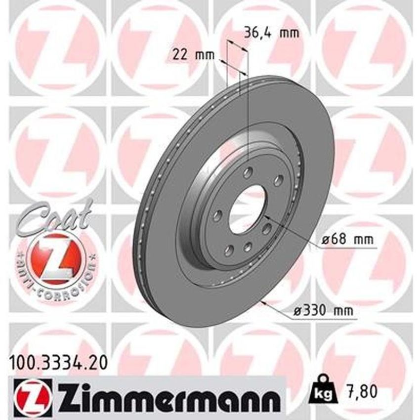 ZIMMERMANN 100.3334.20 COAT Z Pack of 2