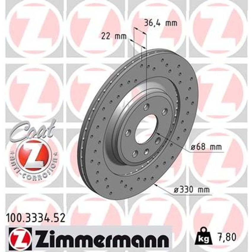 ZIMMERMANN 100.3334.52 SPORT COAT Z Pack of 2