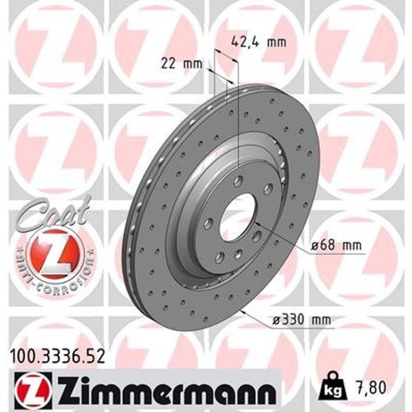 ZIMMERMANN 100.3336.52 SPORT COAT Z Pack of 2