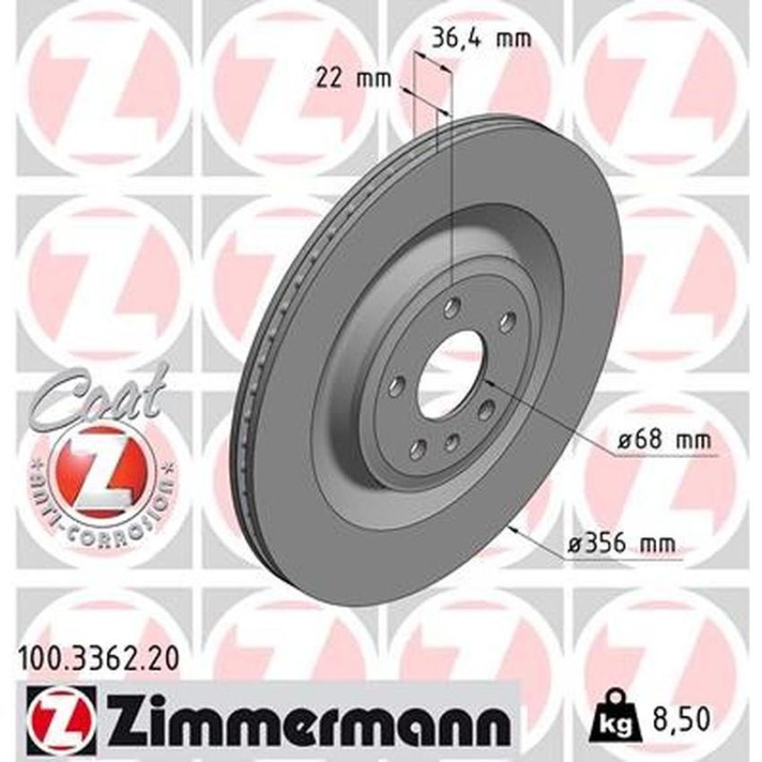 ZIMMERMANN 100.3362.20 COAT Z Pack of 2