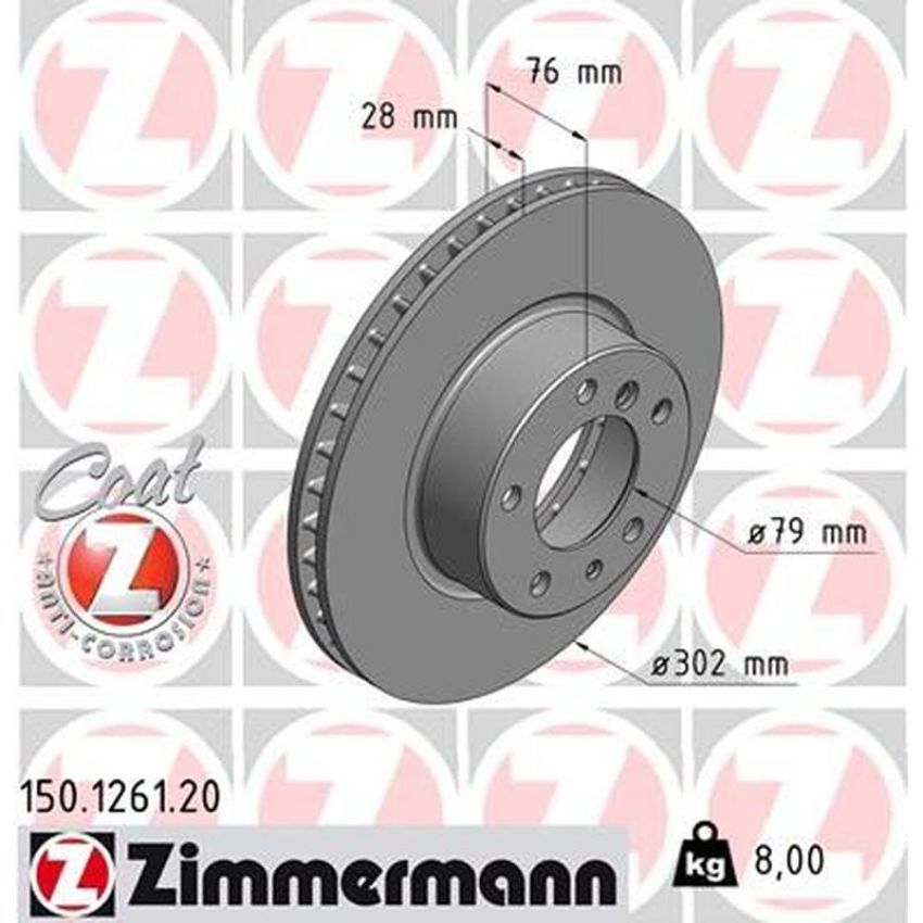 ZIMMERMANN 150.1261.20 COAT Z Pack of 2