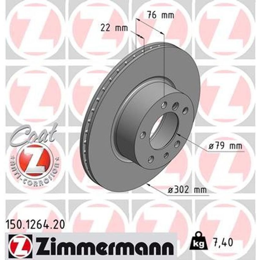 ZIMMERMANN 150.1264.20 COAT Z Pack of 2