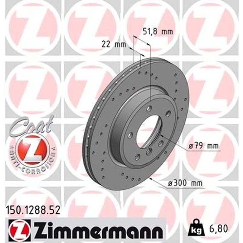 ZIMMERMANN 150.1288.52 SPORT COAT Z Pack of 2