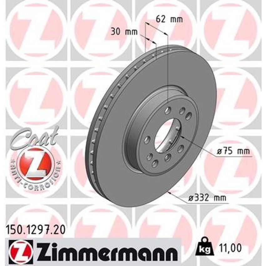 ZIMMERMANN 150.1297.20 COAT Z Pack of 2