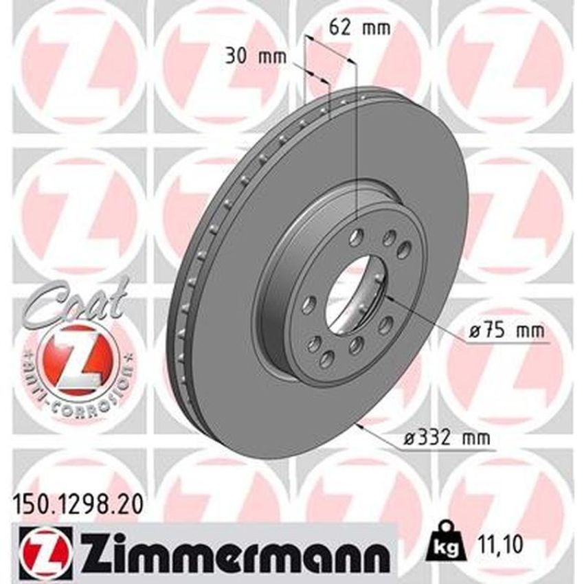 ZIMMERMANN 150.1298.20 COAT Z Pack of 2