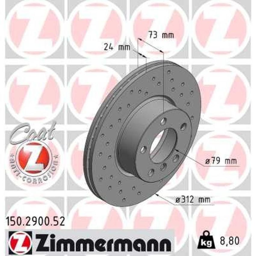 ZIMMERMANN 150.2900.52 SPORT COAT Z Pack of 2