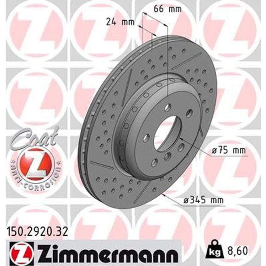 ZIMMERMANN 150.2920.32 FORMULA F COAT Z
