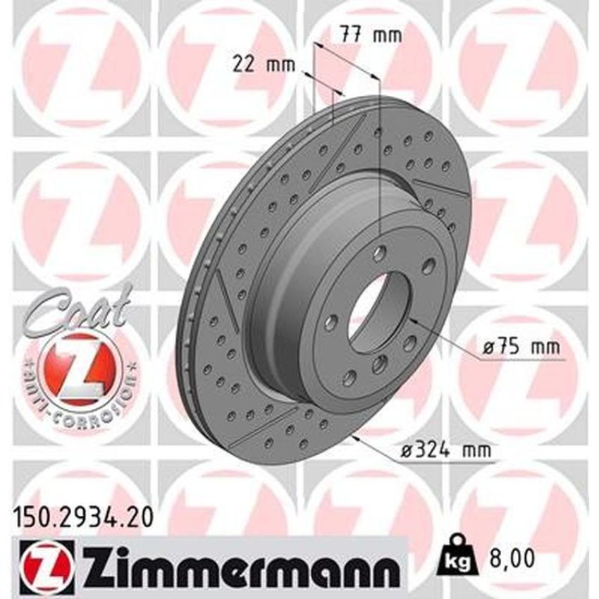 ZIMMERMANN 150.2934.20 COAT Z Pack of 2