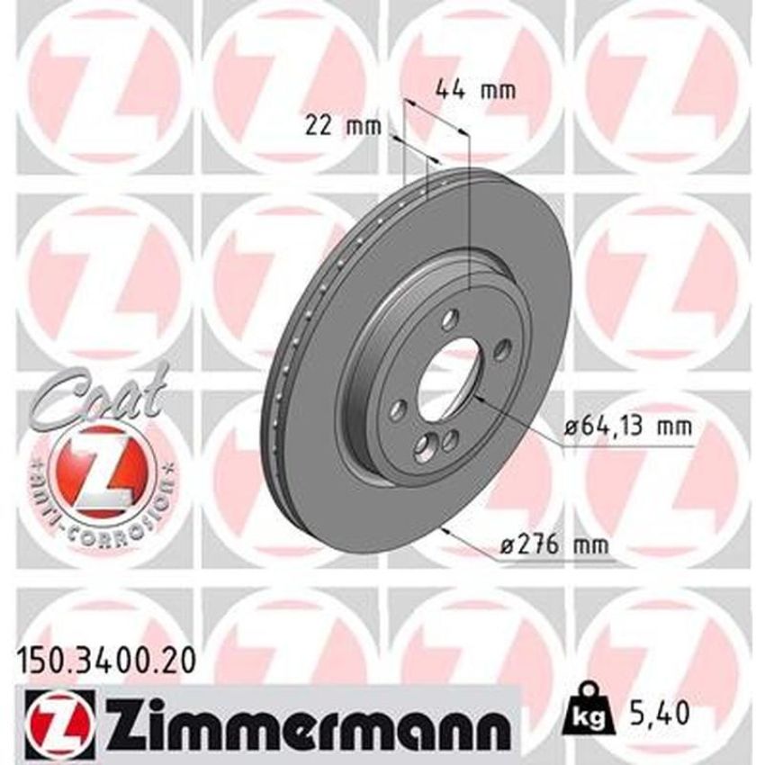 ZIMMERMANN 150.3400.20 COAT Z Pack of 2
