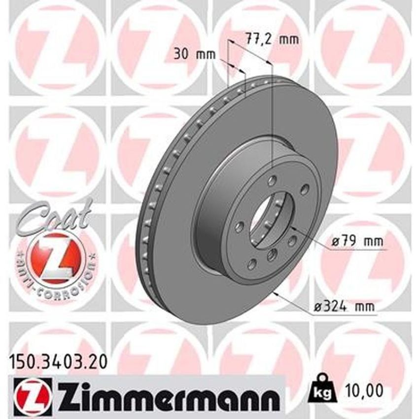 ZIMMERMANN 150.3403.20 COAT Z Pack of 2