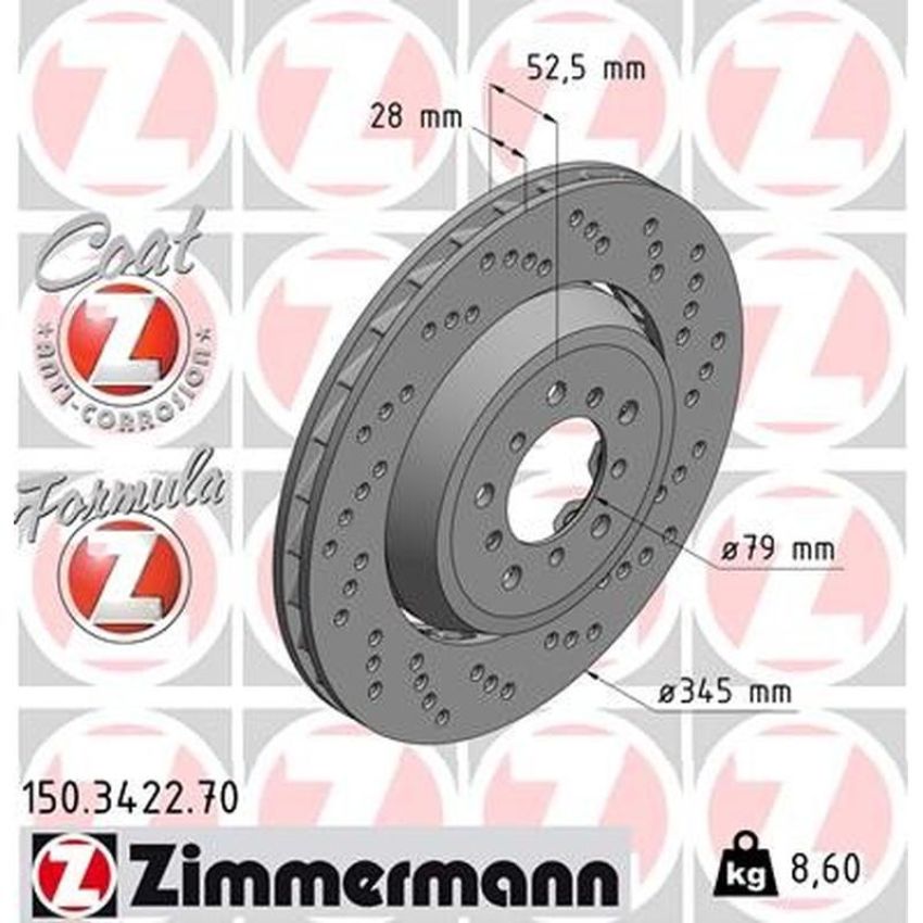ZIMMERMANN 150.3422.70 FORMULA Z COAT Z