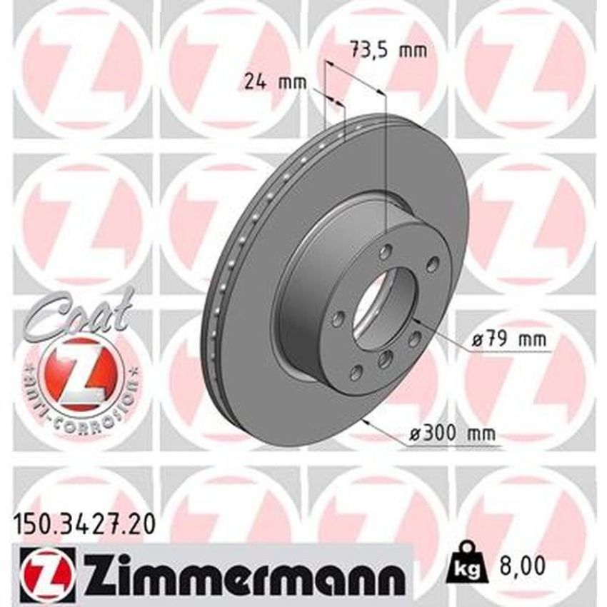 ZIMMERMANN 150.3427.20 COAT Z Pack of 2