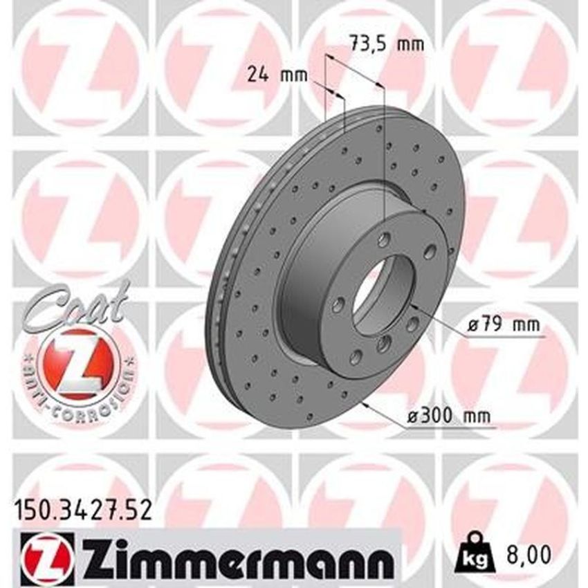ZIMMERMANN 150.3427.52 SPORT COAT Z Pack of 2