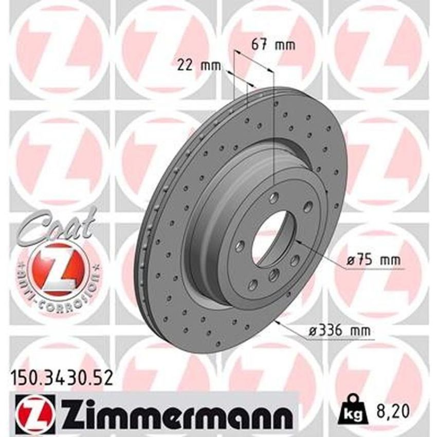 ZIMMERMANN 150.3430.52 SPORT COAT Z Pack of 2