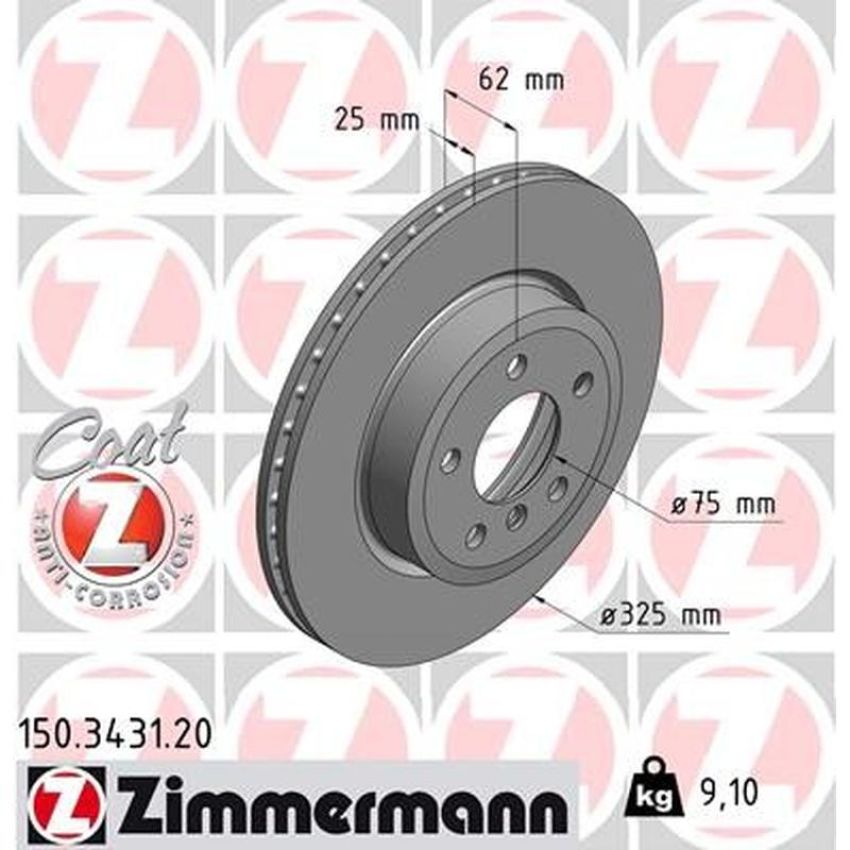 ZIMMERMANN 150.3431.20 COAT Z Pack of 2