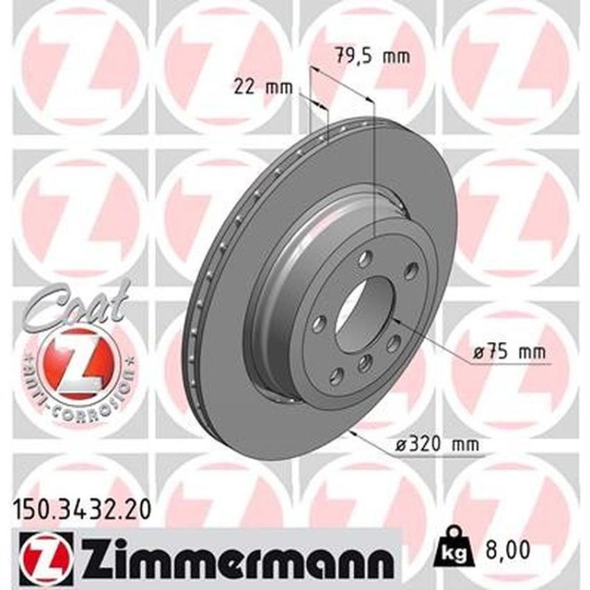 ZIMMERMANN 150.3432.20 COAT Z Pack of 2