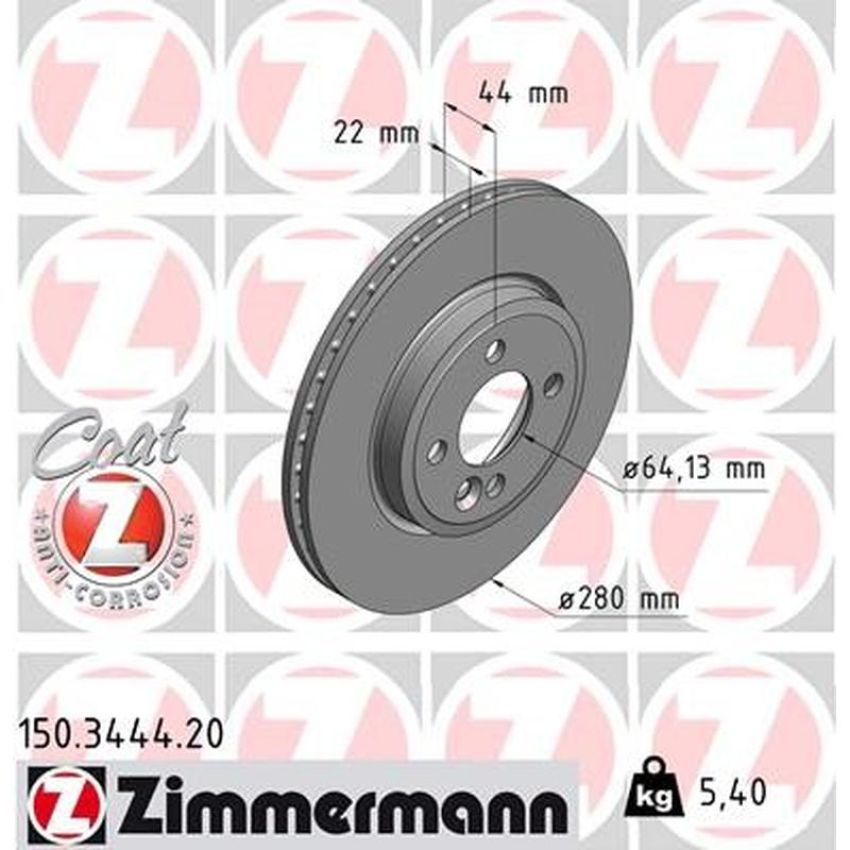 ZIMMERMANN 150.3444.20 COAT Z Pack of 2