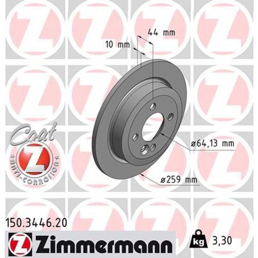 ZIMMERMANN 150.3446.20 COAT Z Pack of 2