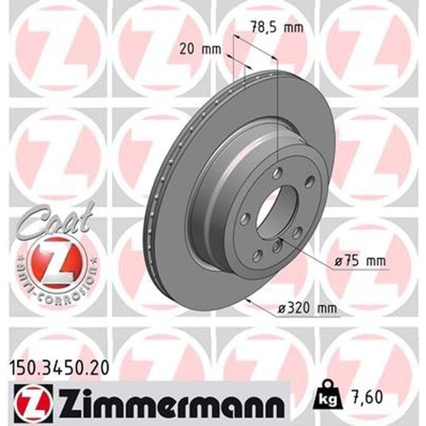 ZIMMERMANN 150.3450.20 COAT Z Pack of 2