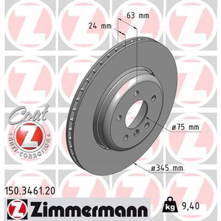 ZIMMERMANN 150.3461.20 COAT Z Pack of 2