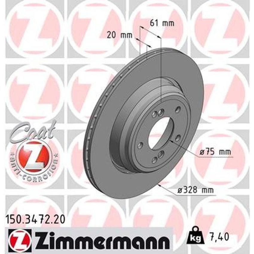 ZIMMERMANN 150.3472.20 COAT Z Pack of 2